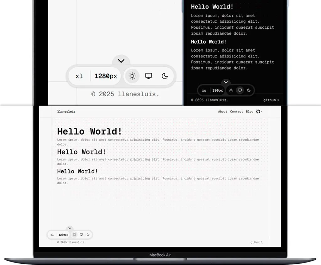 DevTool for building responsive websites